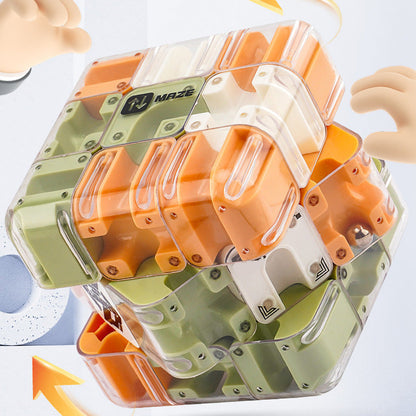 【🧠 Učí počas hry】Zábavné 3D bludisko s kockami