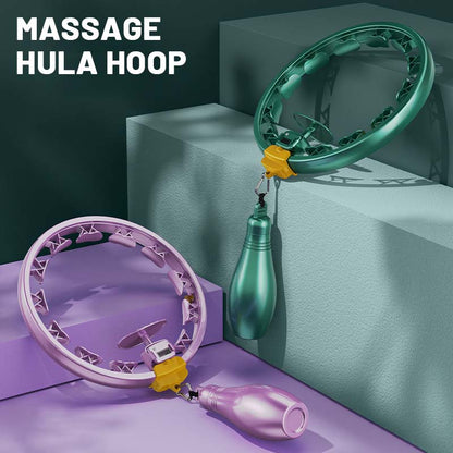 【🥰Ideálna voľba pre domáce fitness!】Inteligentný nastaviteľný masážny prístroj Hula Hoop
