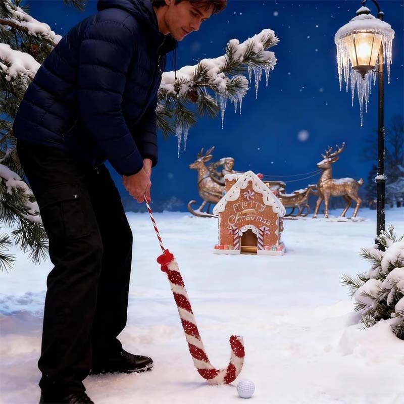 【🎄 ktorá oživí kúzlo Vianoc!】Vianočná perníková golfová sada
